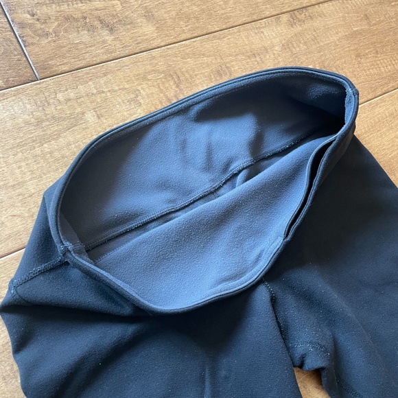 Lululemon Wunder Under Crop Yoga Pants Reversible black/grey - Picture 10 of 10